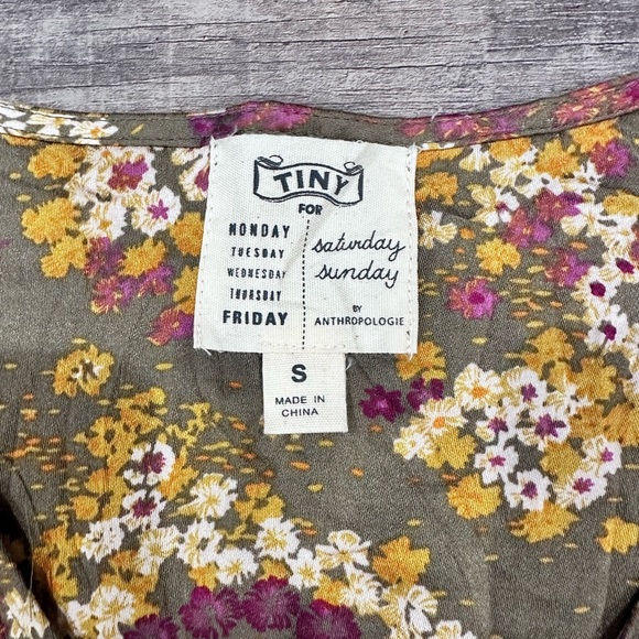 Anthropologie Floral Long Dress - Picture 5 of 7